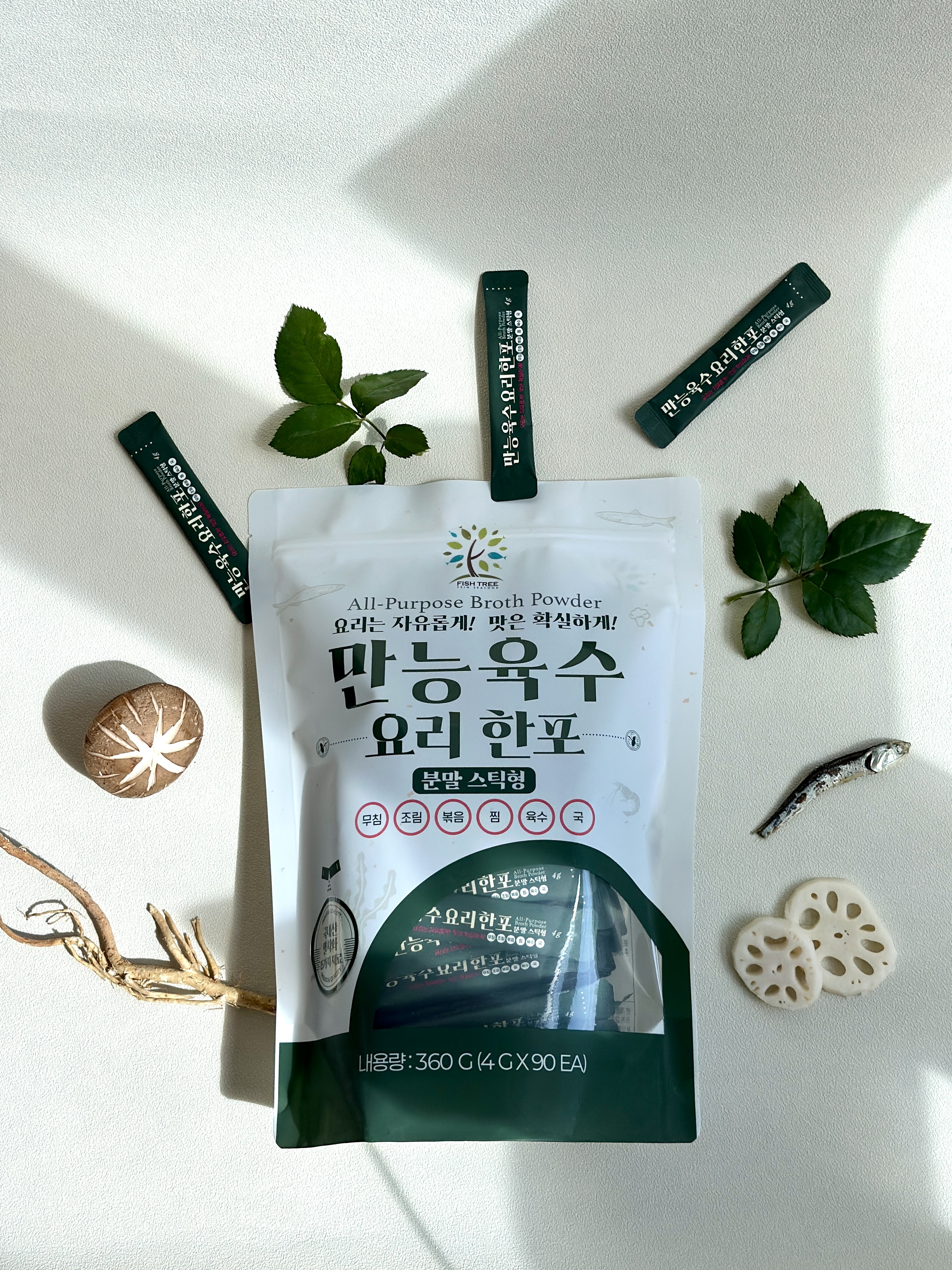 코스트코 피쉬트리 만능 육수 요리 한포 분말멸치육수 360g(4g x 90ea) - 상세 이미지 2