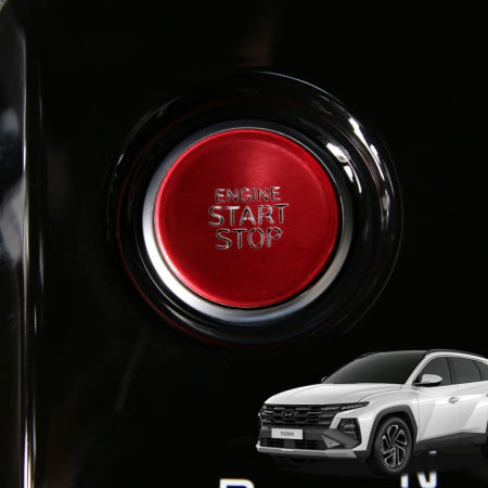 투싼 NX4 페이스리프트 스타트 시동 버튼 커버 튜닝