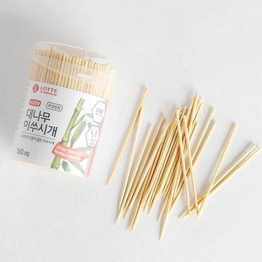 대나무이쑤시개 이쑤시개단면 요지통 이쑤시개 - 상품 이미지