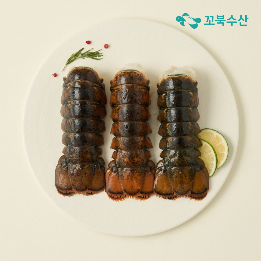 랍스터 테일 5마리 (500-700g) 냉동 랍스타 꼬리 바다가제 4-5oz - 상세 이미지 4
