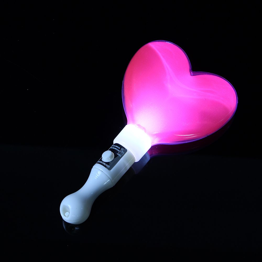 야광용품 LED 야광 하트봉 행사 콘서트봉 - 상품 이미지