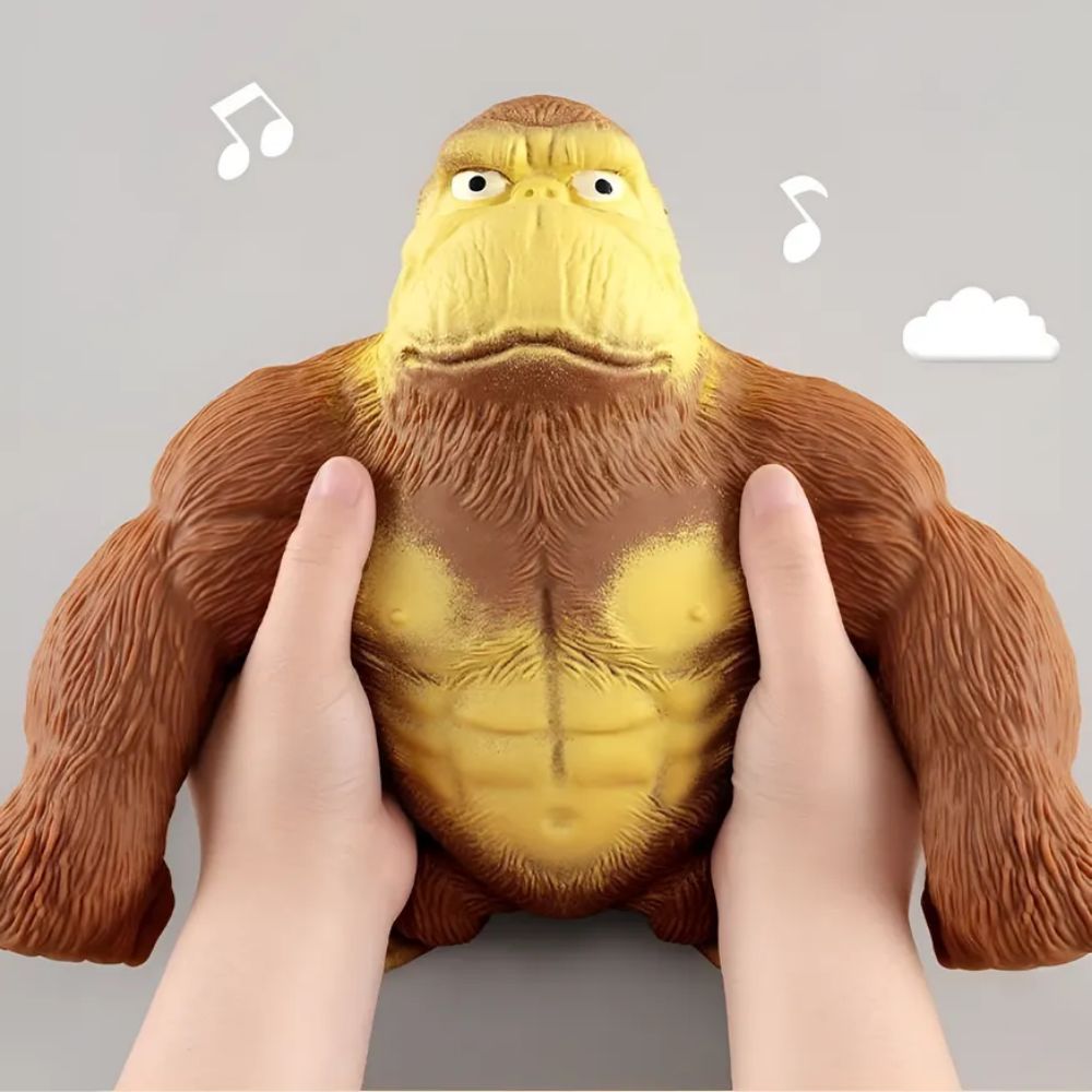 빌리네집 고릴라말랑이 인형 스트레스볼 해소 15cm 쭉쭉이 줘패인형 - 상세 이미지 4