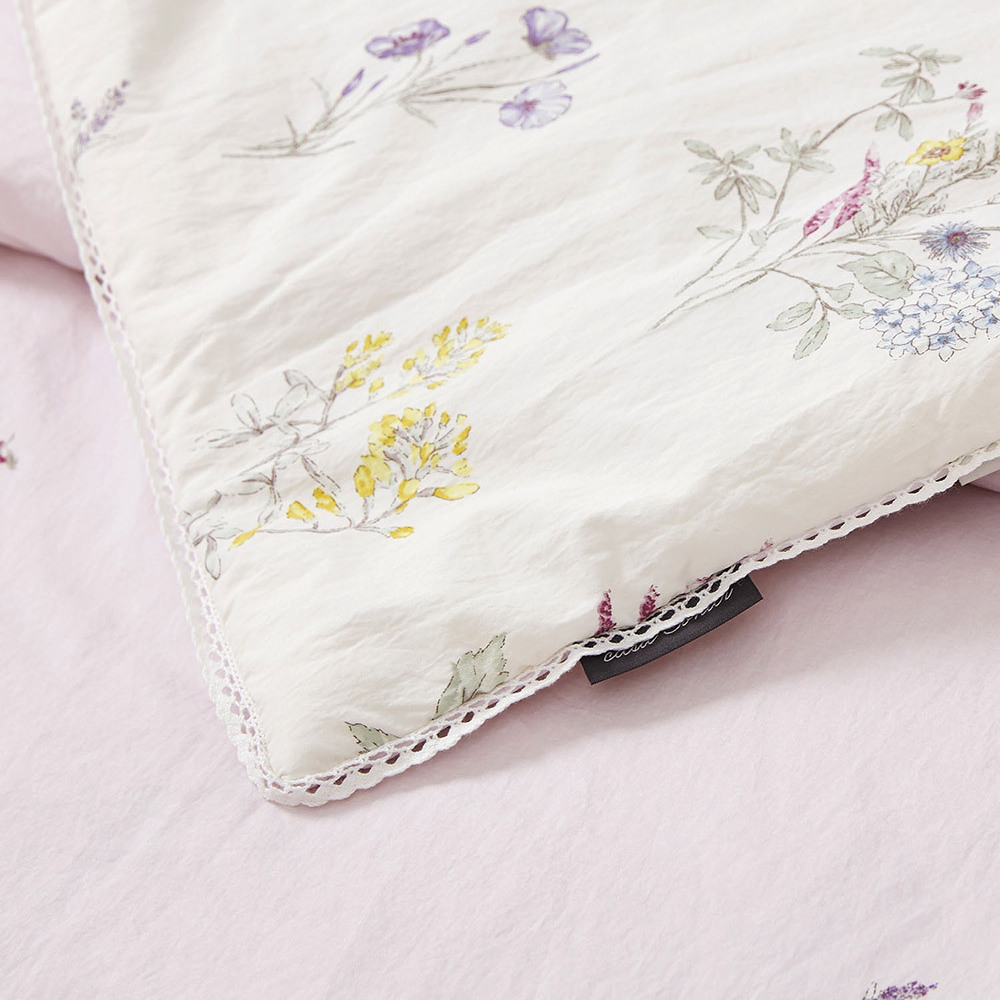 레노마 홈 스텔라 양모 차렵이불 잔잔한 꽃무늬 양모이불