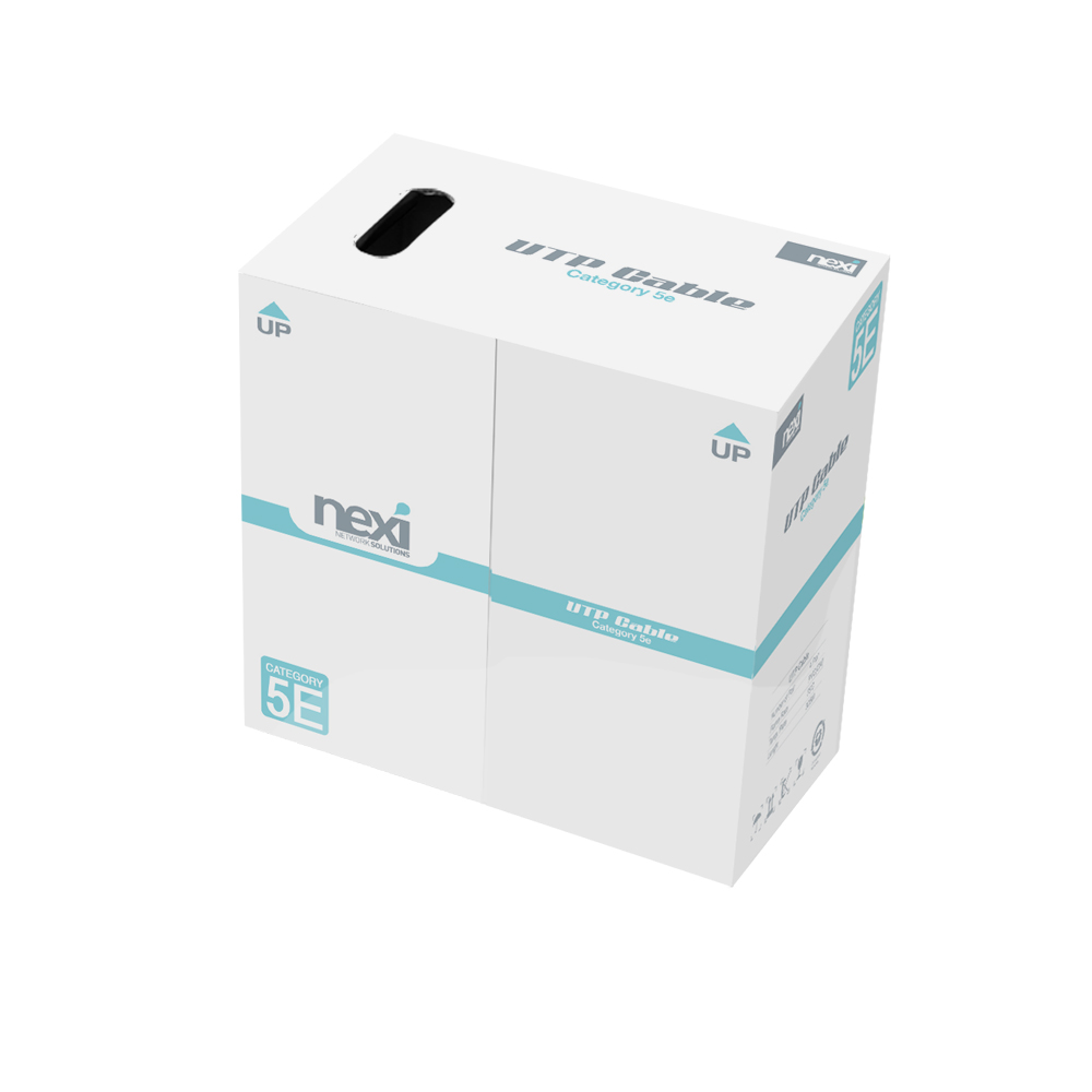 랜박스 CAT5E 랜케이블 CAT6 UTP 네트워크 시공용 원자재 롤 300m, 블루 - 상세 이미지 3