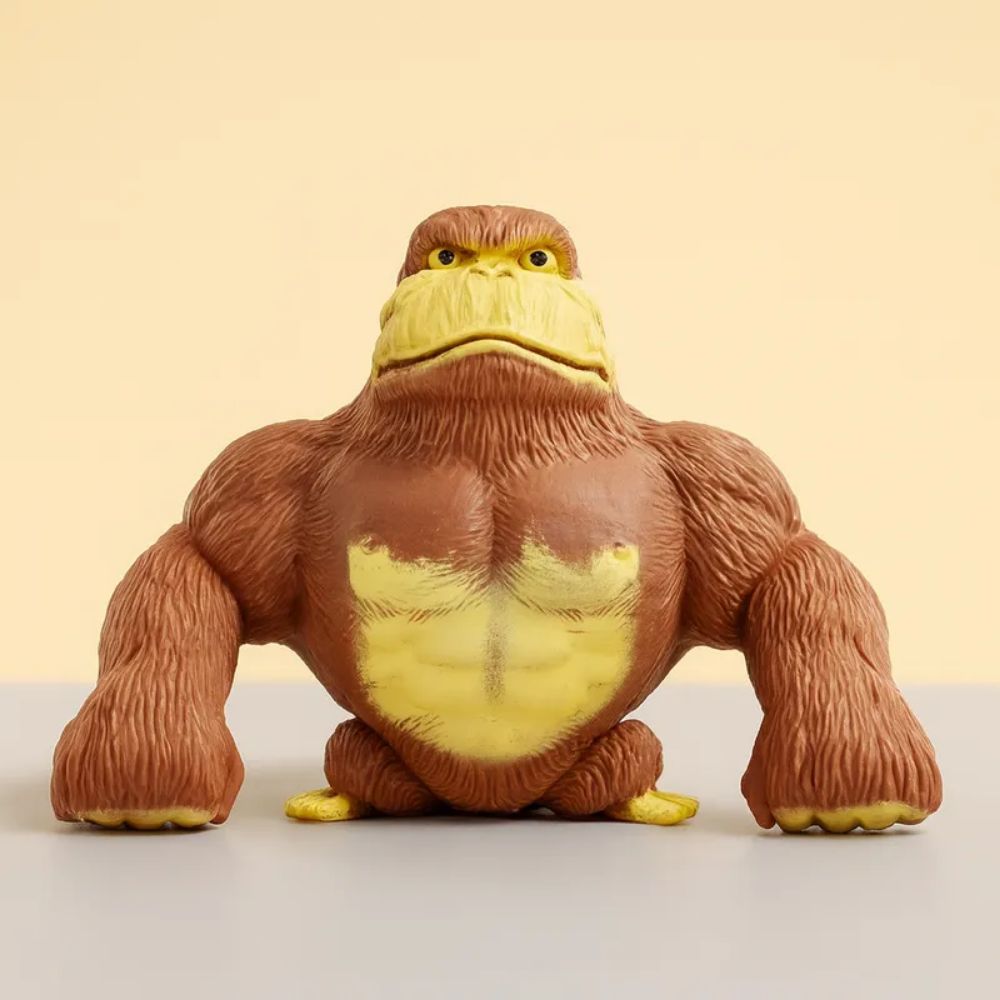 빌리네집 고릴라말랑이 인형 스트레스볼 해소 15cm 쭉쭉이 줘패인형 - 메인 이미지
