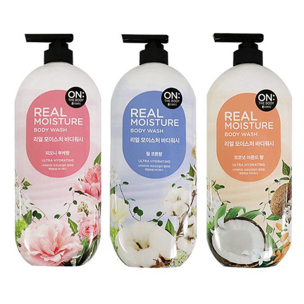 바디워시 코코넛 샤워 목욕 바디 클렌저 3종 865ml 웜코튼향 - 메인 이미지