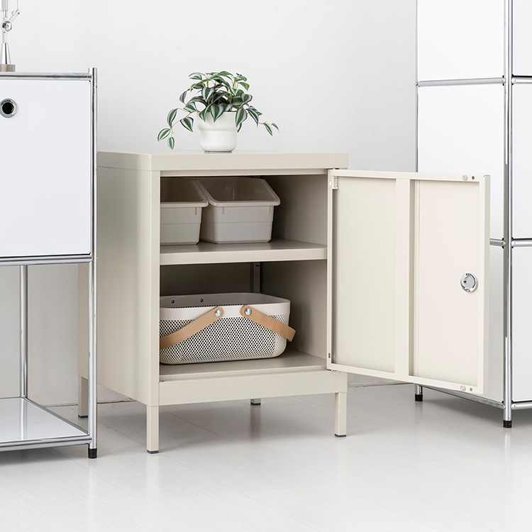 MKB 캐비넷 1문 수납장 480640 479x457x638mm, 1단, 크림 4802.6339 - 상세 이미지 5
