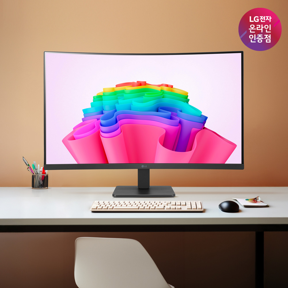 최.종 21.만 LG전자 32MR50C 80cm(32인치) 커브드 100Hz 컴퓨터 모니터