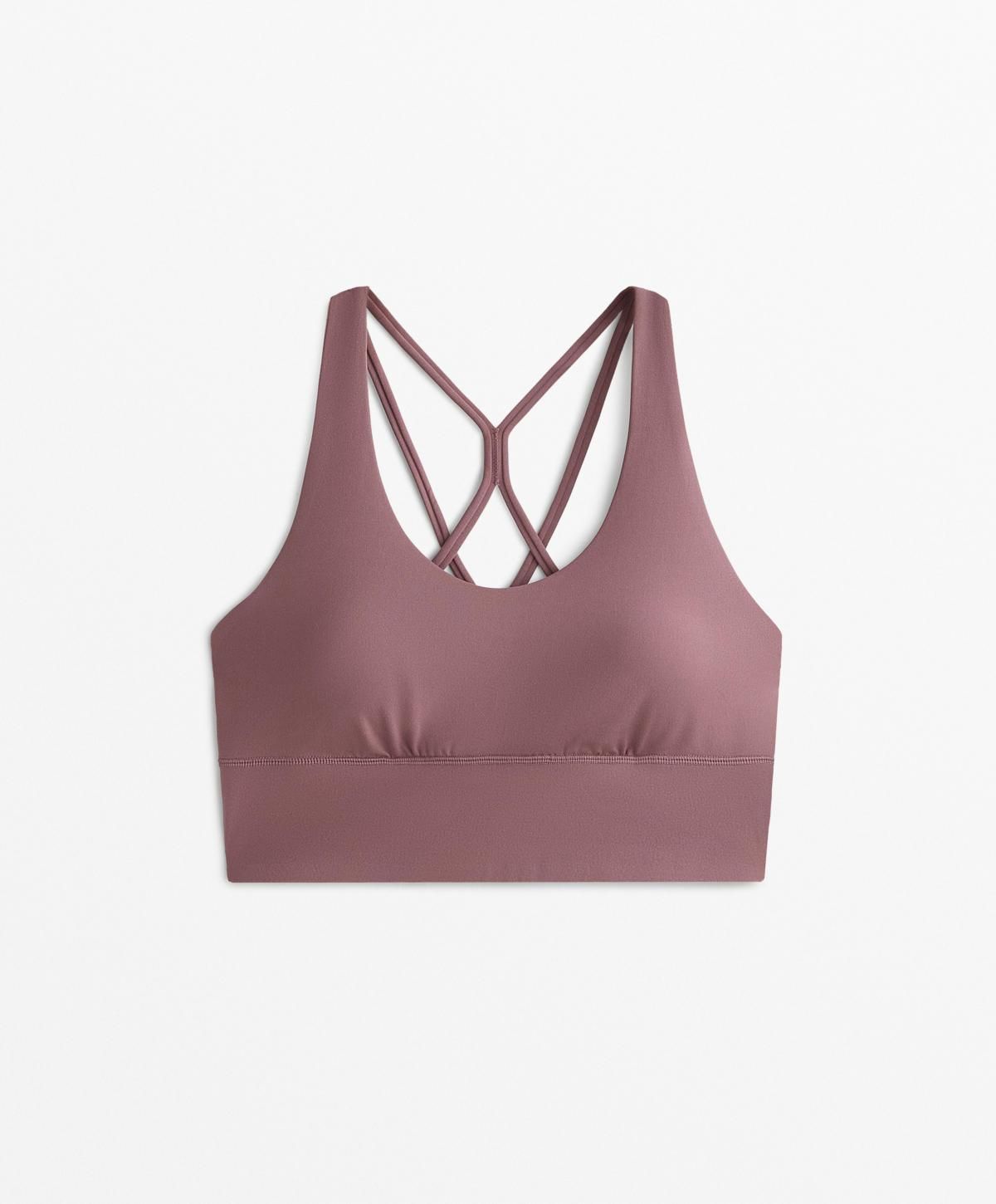 오이쇼 컴포트럭스 미디엄 서포트 스트랩 스포츠 브라 2977/901 PINK-MAUVE - 메인 이미지