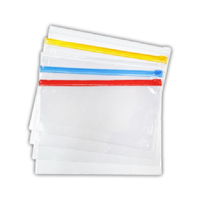 키핑 1개입 케이스 지퍼팩 색상랜덤 파우치 A5