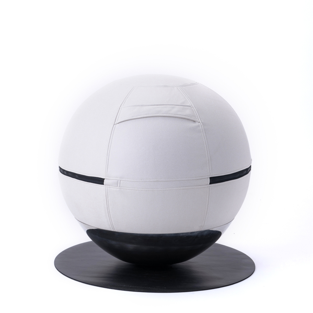 크웰 시팅볼 Amplus (550 White) 홈트기구 짐볼 요가볼 필라테스볼 자세교정 - 메인 이미지