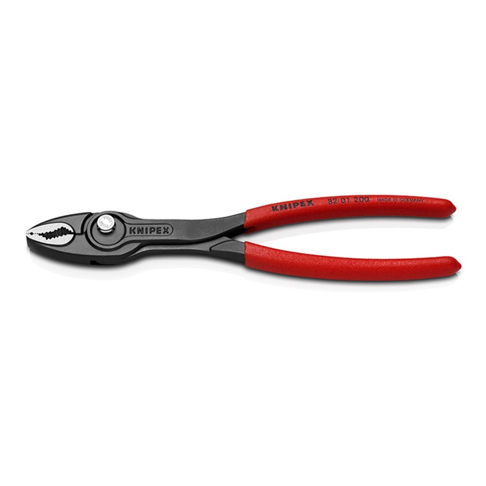 KNIPEX 슬립조인트 플라이어(TwinGrip)_82-01-200SB 전장-200mm - 상품 이미지