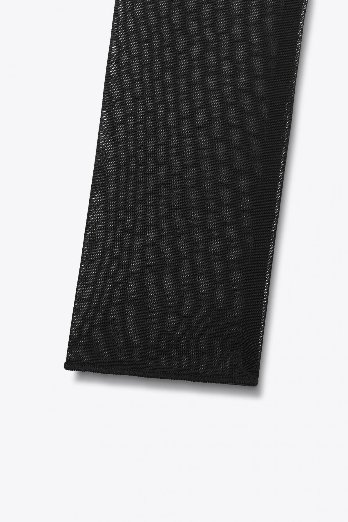 자라 시스루 테크니컬 스퀘어넥 슬림핏 긴팔 탑 5584/202 BLACK 이미지 7