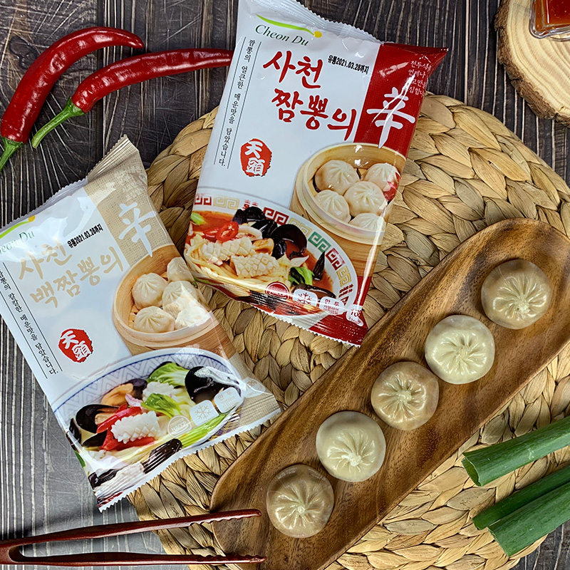 국내산 돼지고기 사천짬뽕만두 168g 5봉 매운 불맛 간편조리 - 상세 이미지 2