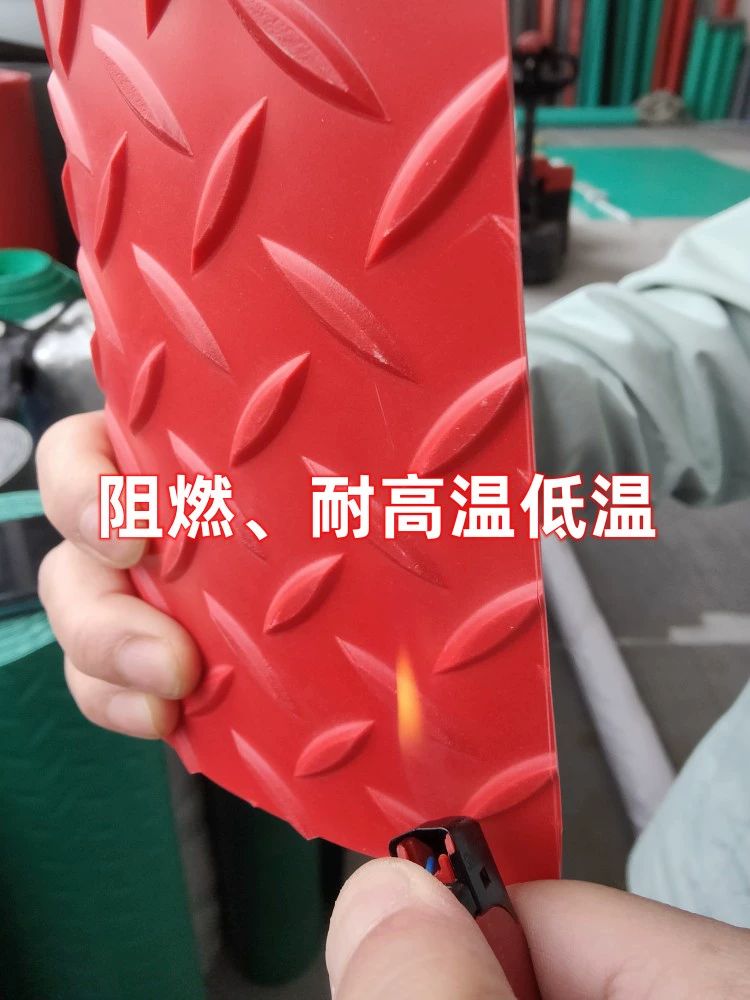 고무매트 바닥 매트 롤 대용량 계단 PVC 작업장 그레이 헤링본 폭 0.9m 조리된 접착제 1.3-1.5mm 1m - 상세 이미지 4