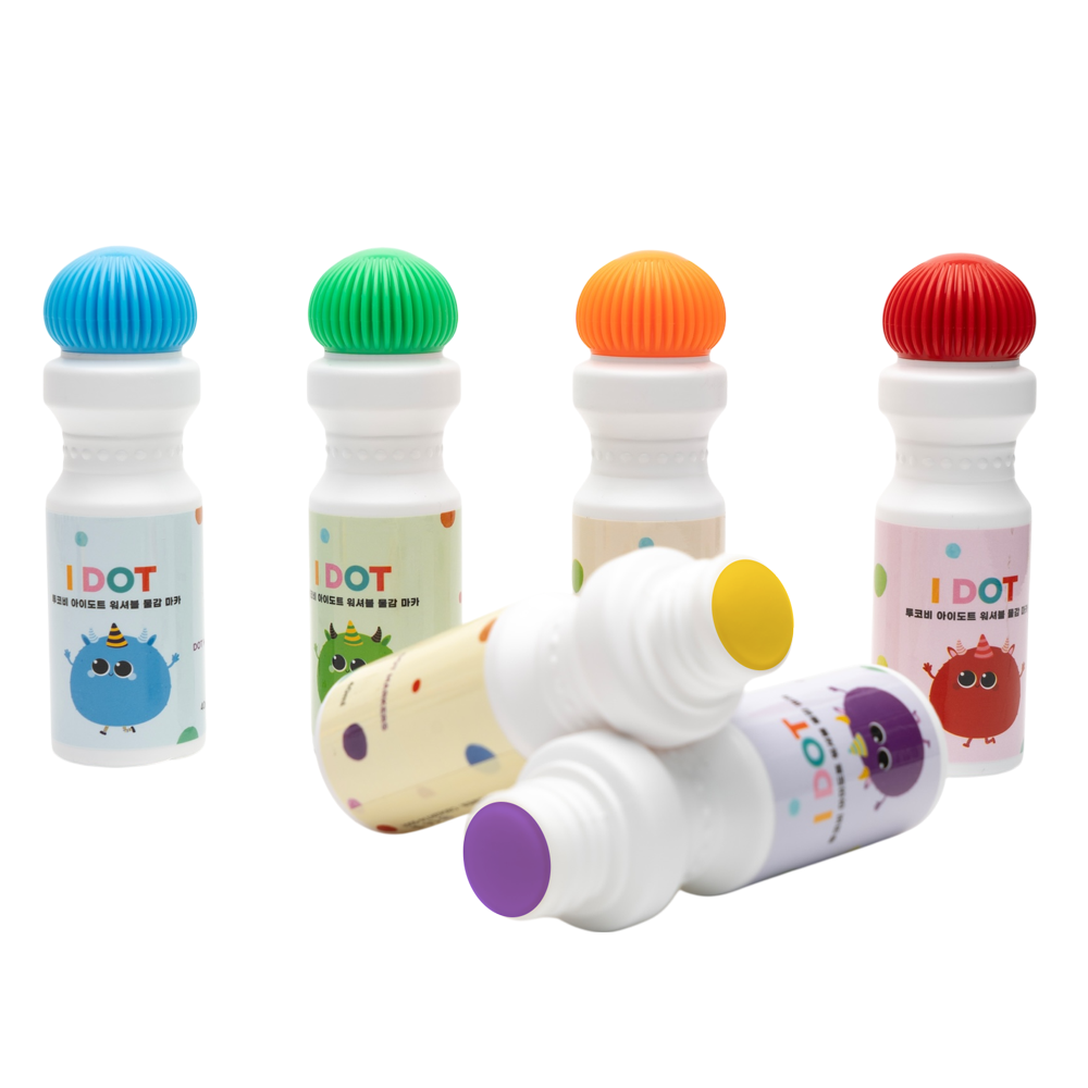 투코비 아이도트 워셔블 마카 25ml12색 + 컬러링카드 세트 - 상세 이미지 4