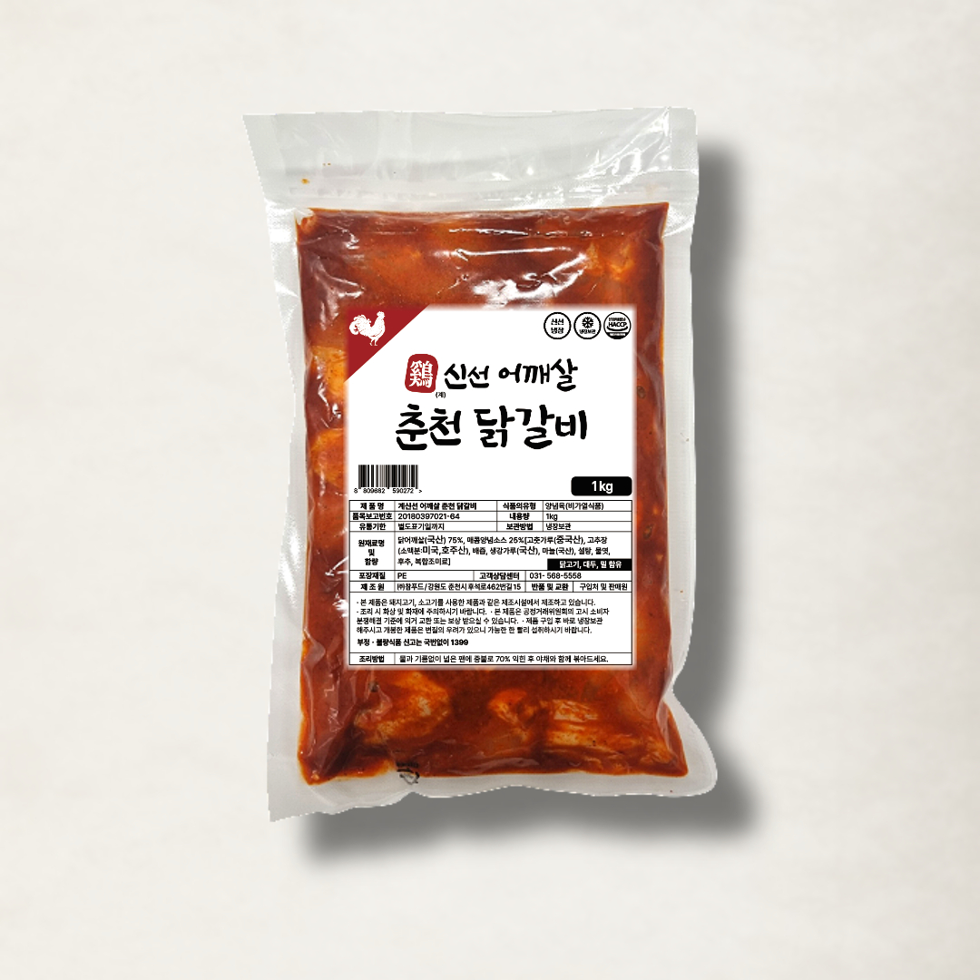 계신선 국내산 어깨살 춘천 닭갈비 500g - 상세 이미지 3