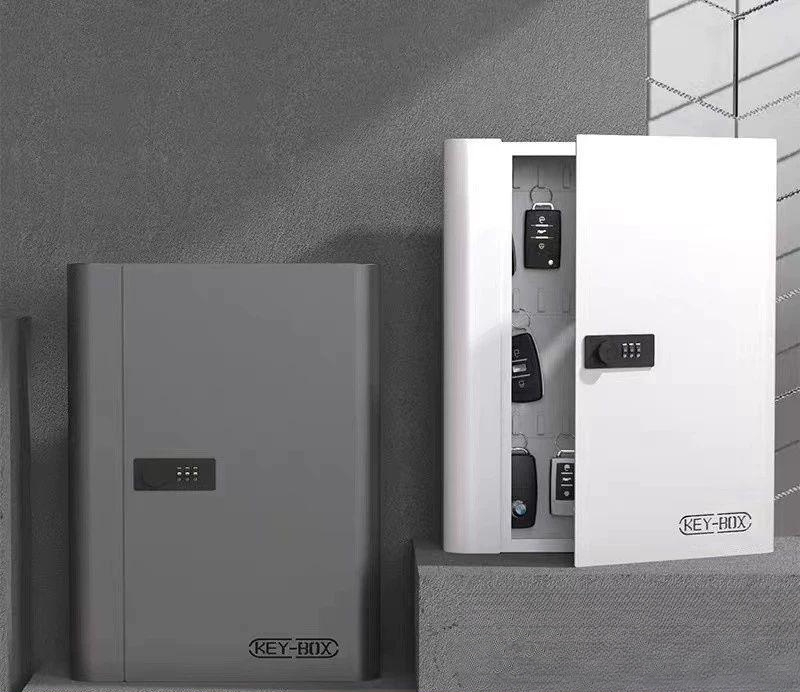 열쇠보관함 키박스 정리함 주차장 캐비닛 관리실 프리미엄 48위치 다크그레이 비밀번호 자물쇠 - 상품 이미지