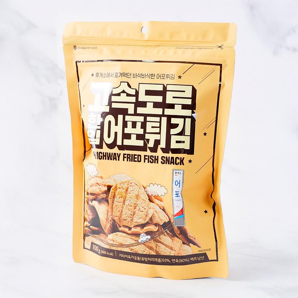 메가마트 고속도로 한입 어포튀김 100g - 상세 이미지 2