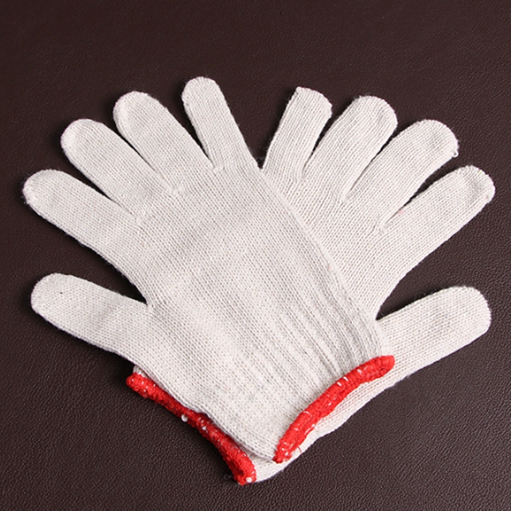 두꺼운 흰색면장갑 다용도 목장갑 정육 노가다 55g 10켤레