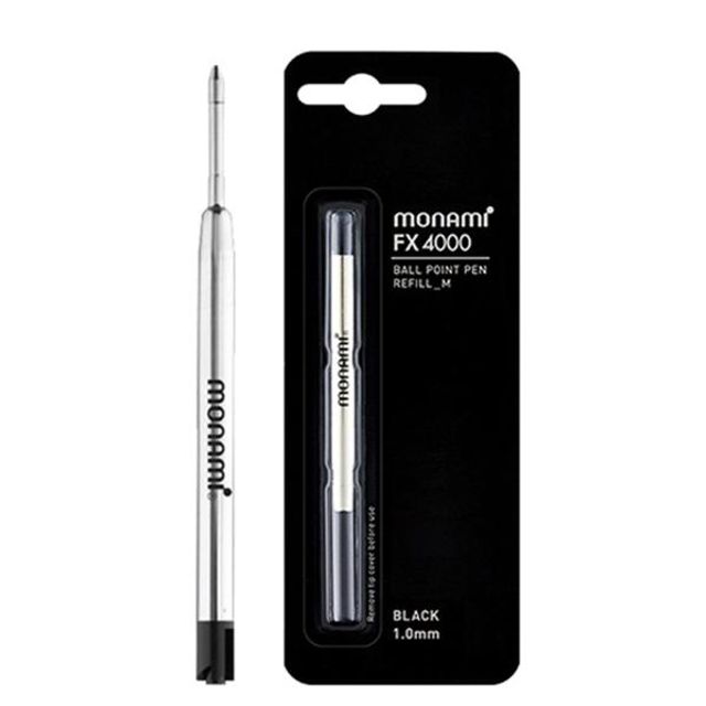 모나미 FX 4000 볼펜리필 F(0.7mm) 153ID/NEO 리필심(흑색) - 상품 이미지