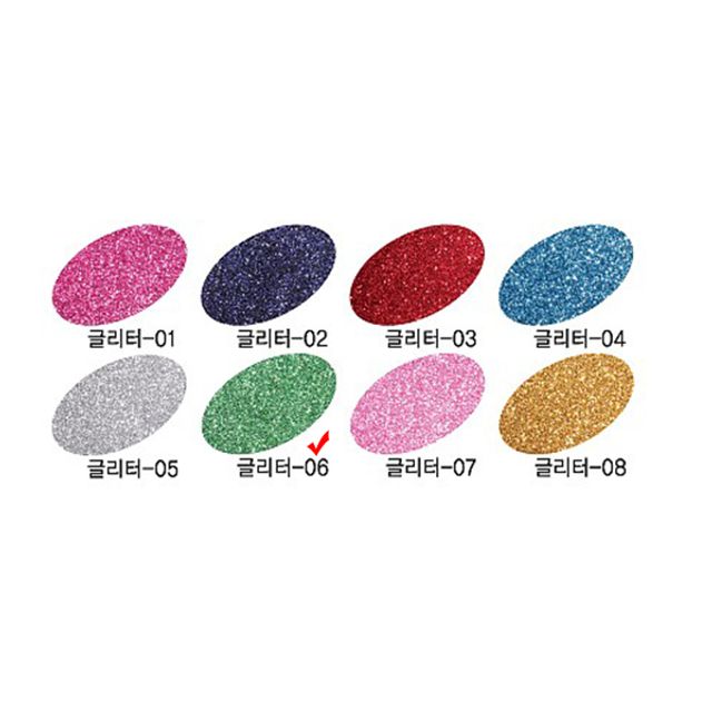 대원 글리터 펠트06 23x31cm 그린 1장 - 상품 이미지