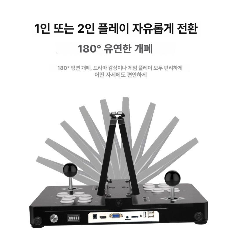 게임기 오락실 레트로 휴대용 미니 팩 블랙 고전 전원 10인치 128G - 상세 이미지 3