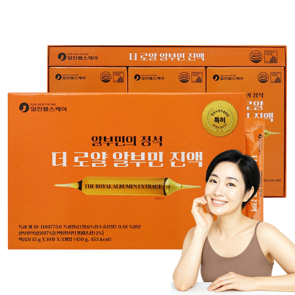 마시는 난백 알부민 진액 효능 60개 더로얄 - 상품 이미지