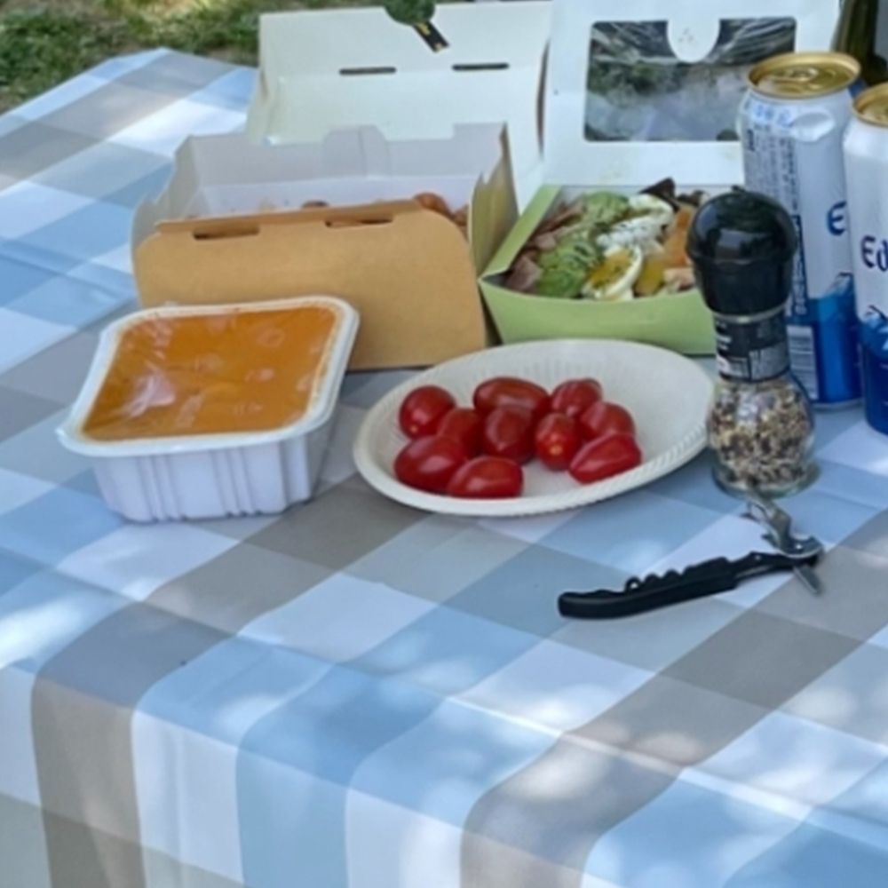 방수식탁보 6인용 PVC 테이블보 체크믹스