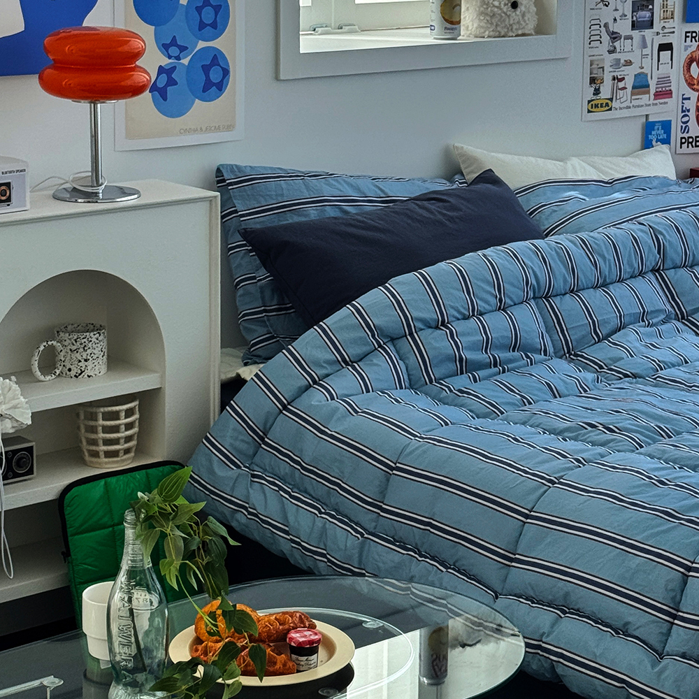 순면 고밀도 60수 워싱 먼지없는 이불 빈티지 사계절 호텔 차렵이불