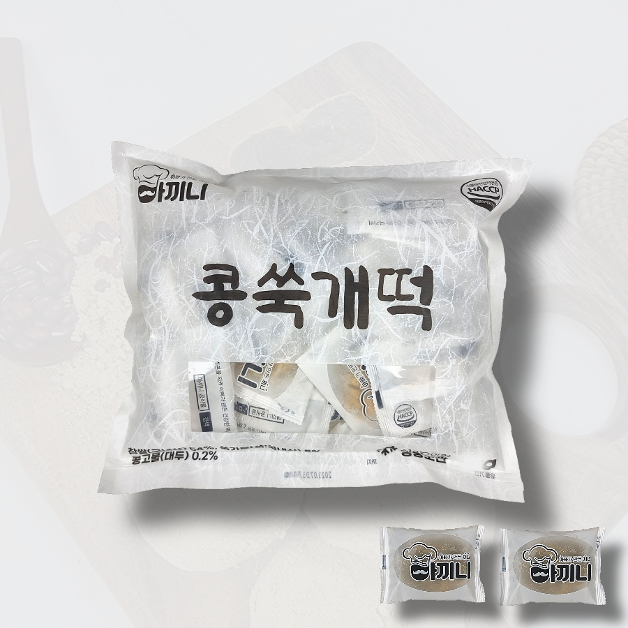 아끼니 우리 찹쌀로 만든 콩쑥개떡 800g - 상세 이미지 2