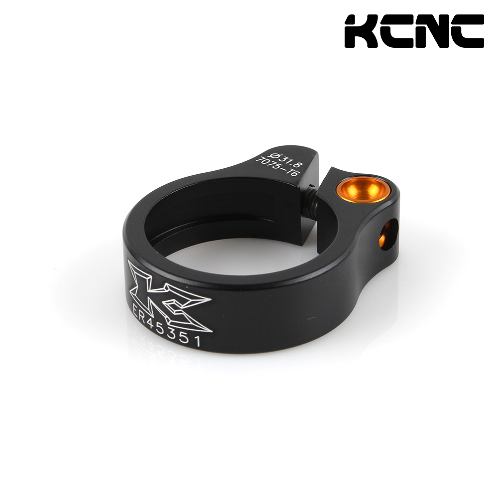KCNC 자전거 싯클램프 싯포스트 시트클램프 블랙 - 상품 이미지