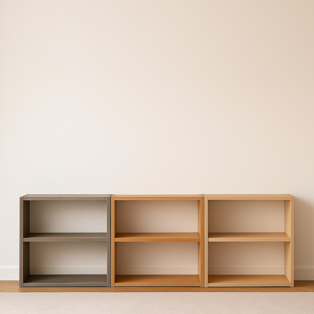 만화책장 원목 쇼파옆 침대옆 미니 만화책 낮은 책장 자작나무 3단