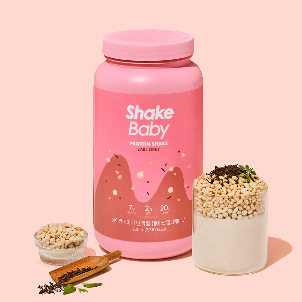 쉐이크베이비 단백질 쉐이크 대용량 얼그레이, 630g, 1개 - 상세 이미지 2