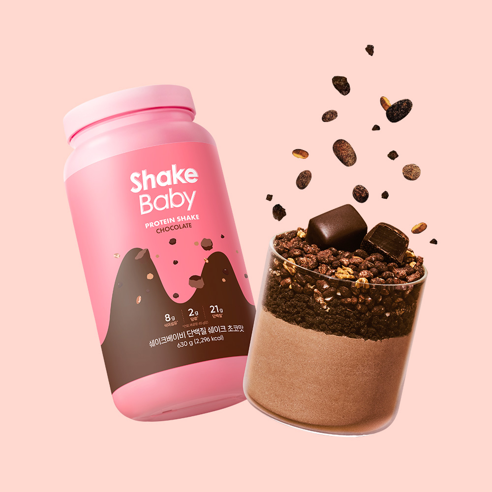 쉐이크베이비 단백질 쉐이크 대용량 초코맛, 630g, 1개