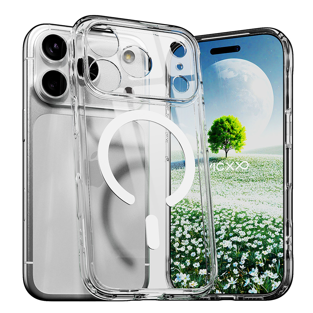 빅쏘 하드 범퍼 맥세이프 케이스 투명, 아이폰17 프로 맥스