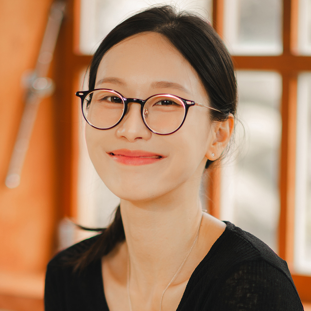 무사경 401 원형 동그리 안경 블루라이트 차단 렌즈 얇은 뿔테 안경 - 상세 이미지 3