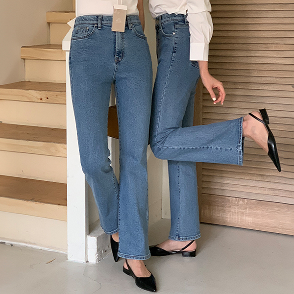 [자체제작] (MADE)Day Jeans No.11 데이진 프리미엄 히든밴딩 부츠컷 데님 팬츠 ps4450