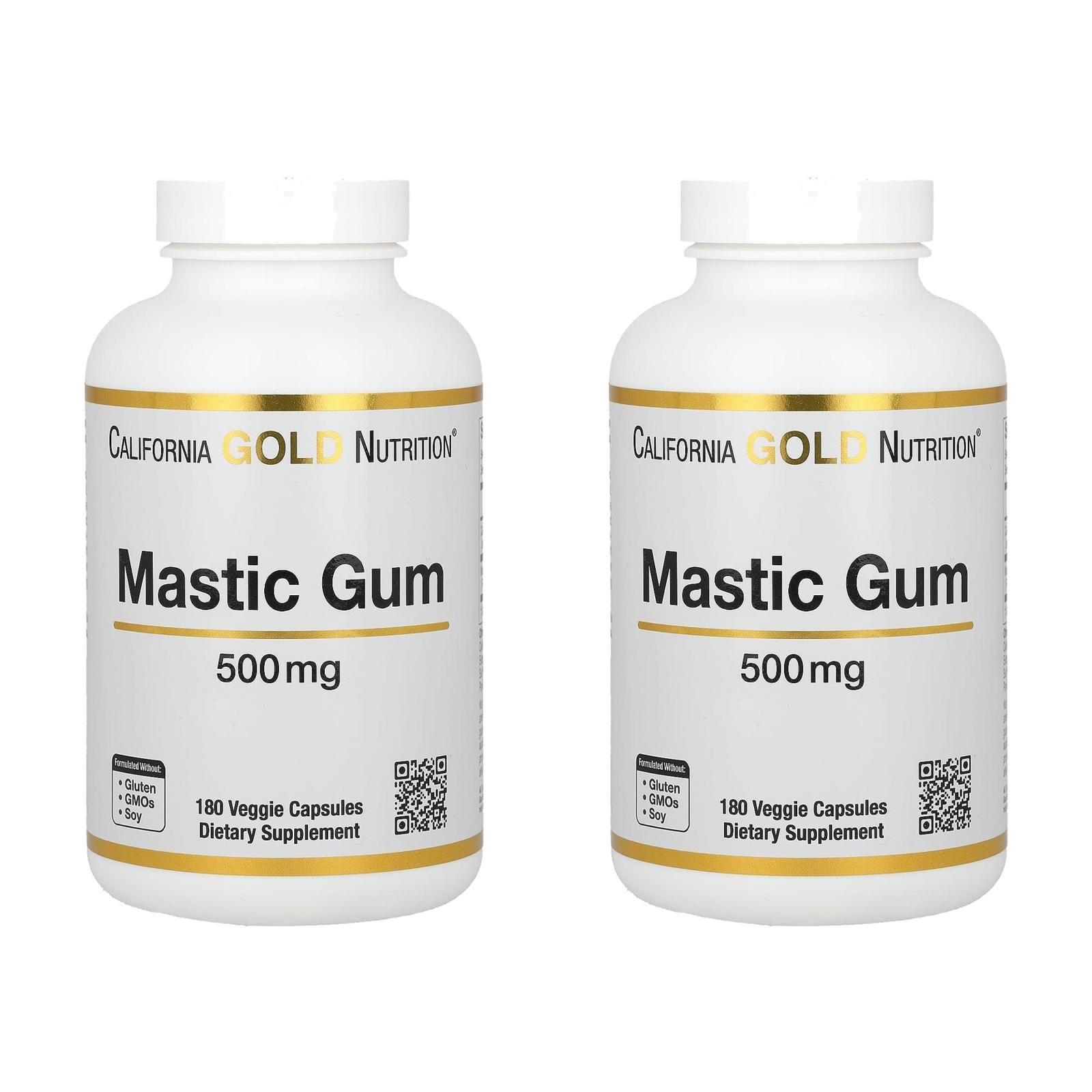 CGN 매스틱검 500mg Mastic Gum 180정 (2개) - 상품 이미지