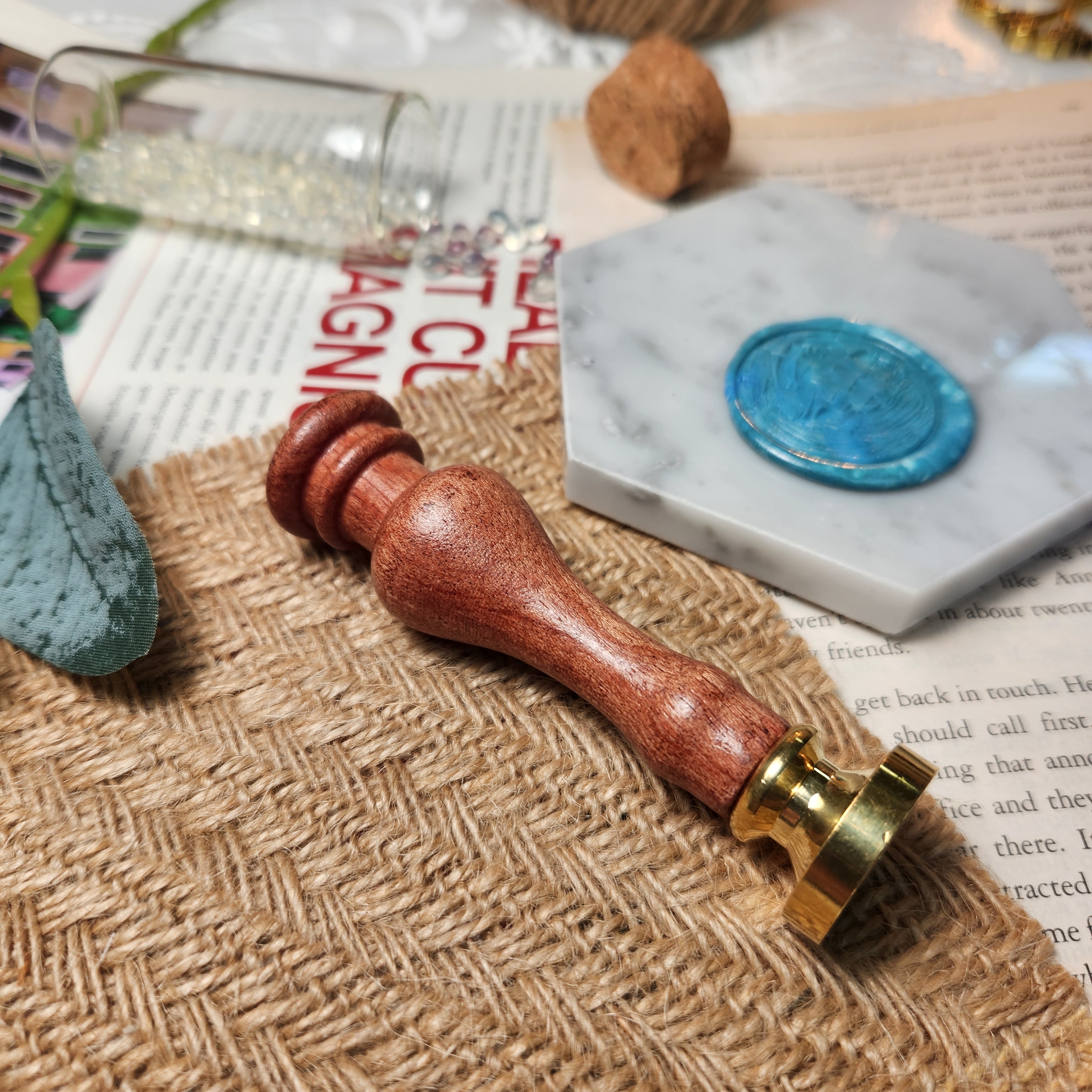 실링왁스 손잡이 핸들 우드 피렌체 sealing wax handle - 상세 이미지 2