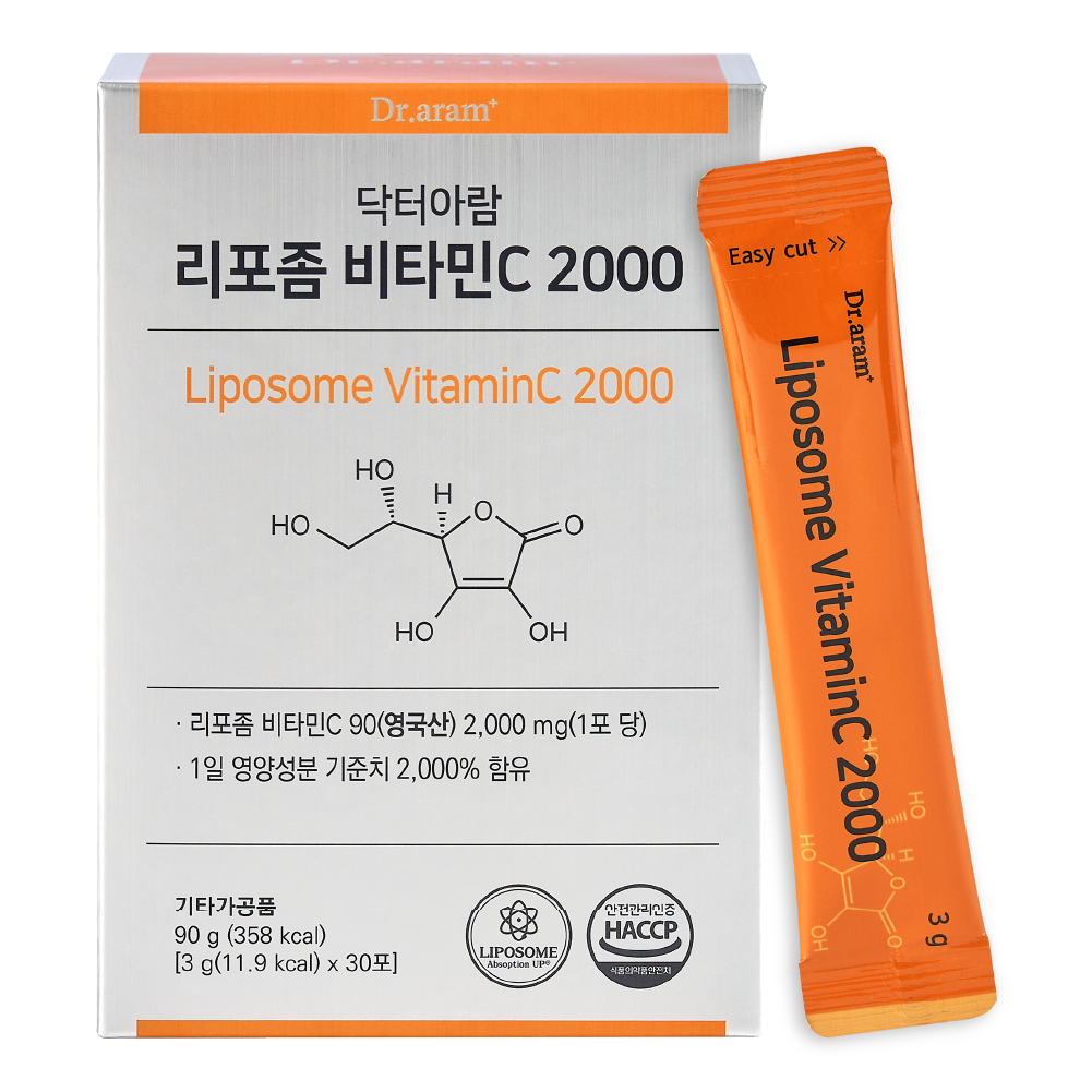 비타민C 2000 리포좀 분말 닥터아람 3g x 30포 - 메인 이미지