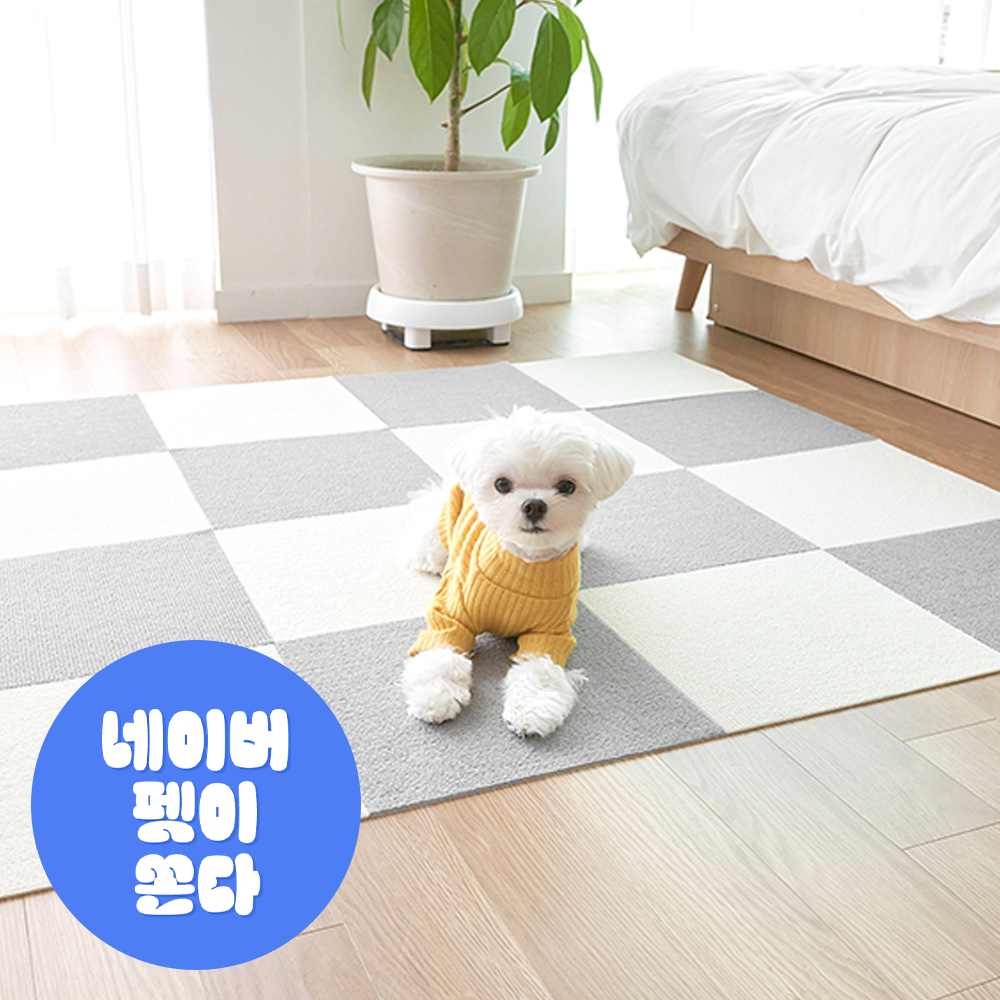 펫트리움 반려동물용 미끄럼방지매트 10입 애견매트 논슬립매트