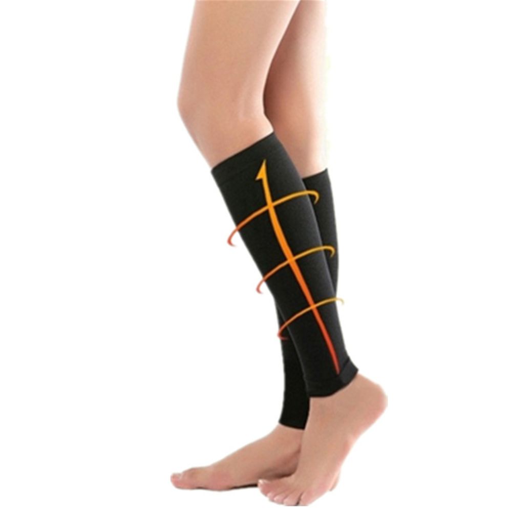 종아리 압박 밴드 스타킹 블랙