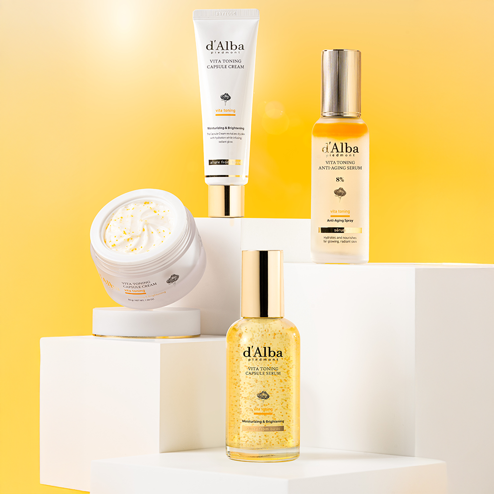 [3종세트] 달바 비타 안티에이징 3종 세트 미스트 8%+세럼+크림(단지형or튜브형)