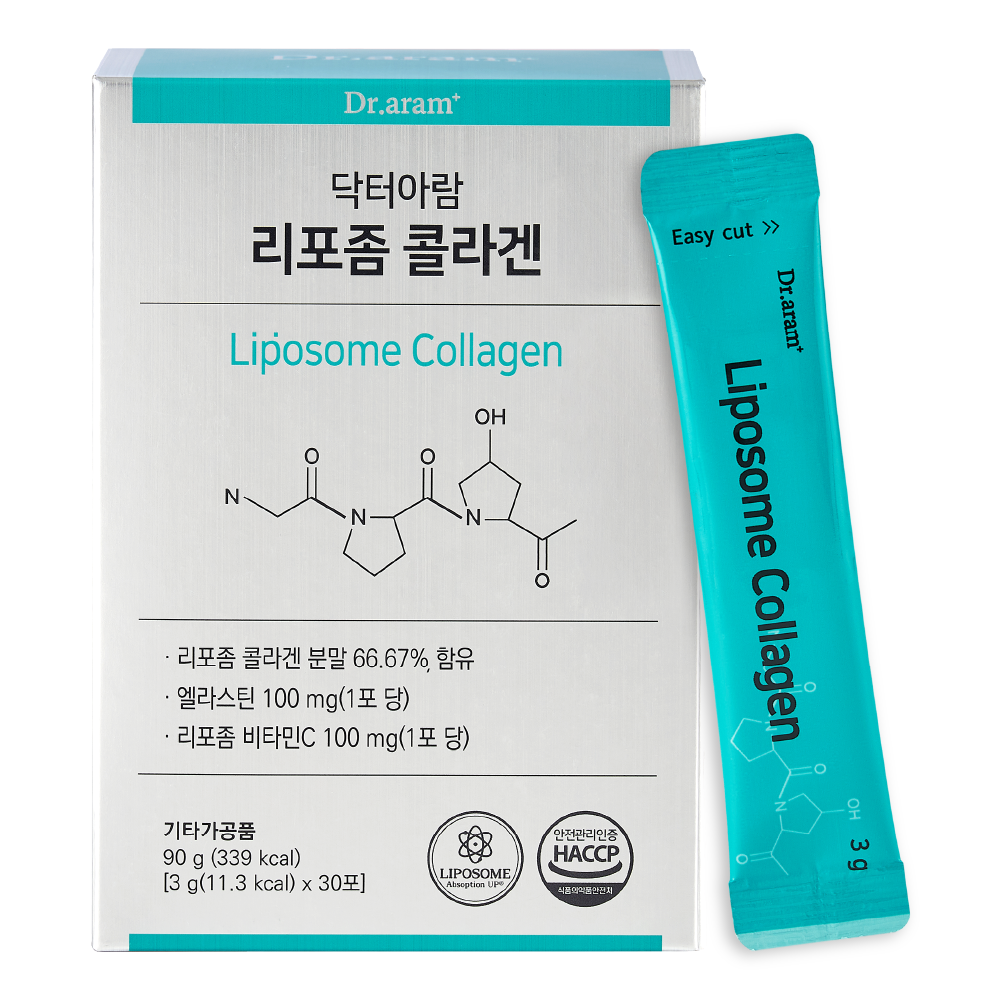 콜라겐 리포좀 엘라스틴 닥터아람 3 g x 30포 - 상품 이미지