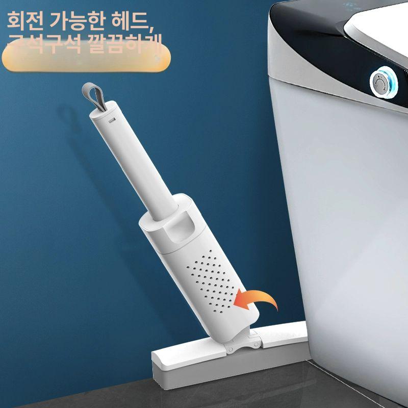 스펀지걸레 미니 밀대 핸디 물걸레 걸레 접이식 화장실 욕실 업그레이드형 손세탁 필요 대걸레+1개 - 상세 이미지 3