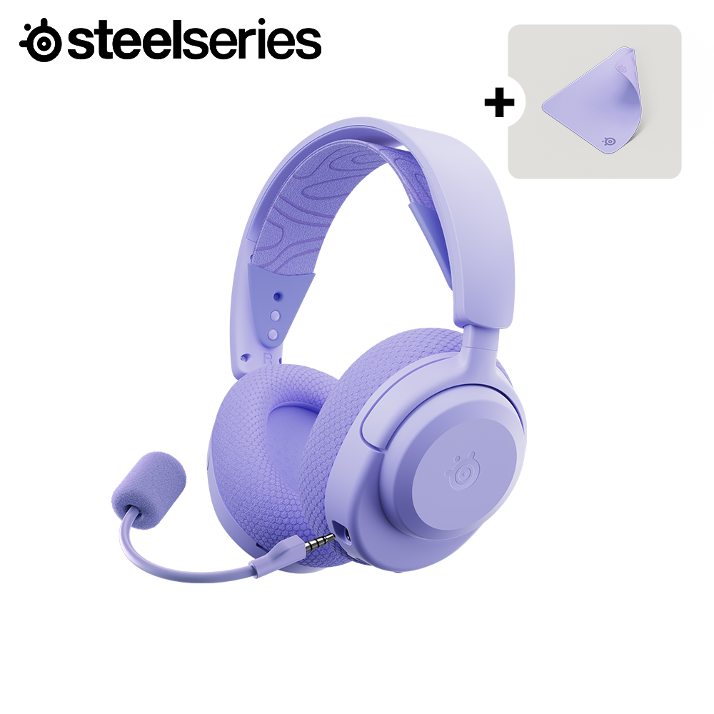 스틸시리즈 Arctis Nova 3P 무선 게이밍 헤드셋 라벤더