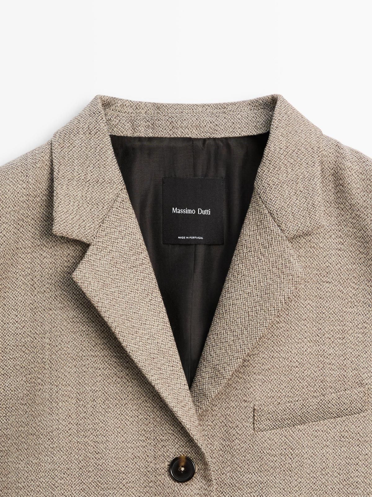 마시모두띠 플렉트 100 울 클래식 블레이저 6051/864 BEIGE - 상세 이미지 2