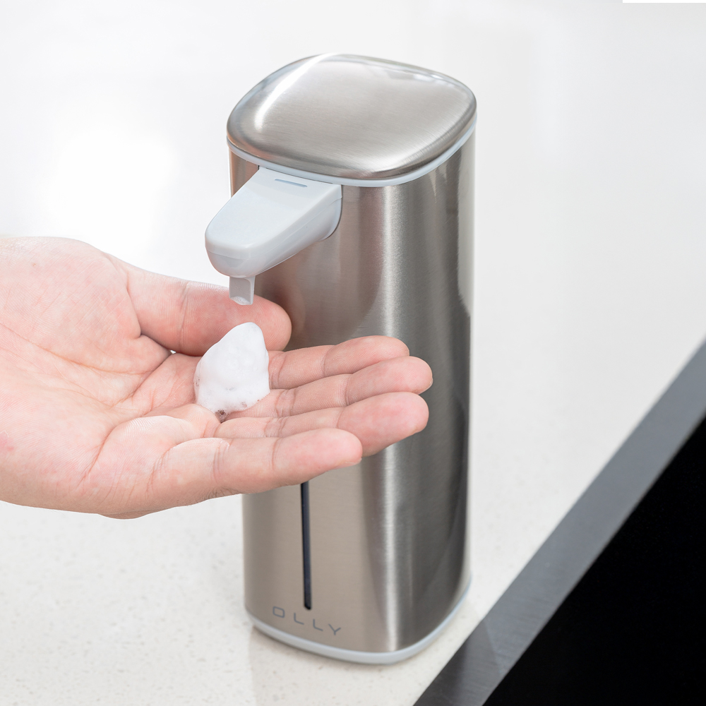 올리 스테인레스 핸드워시디스펜서 자동 손세정제디스펜서 비누