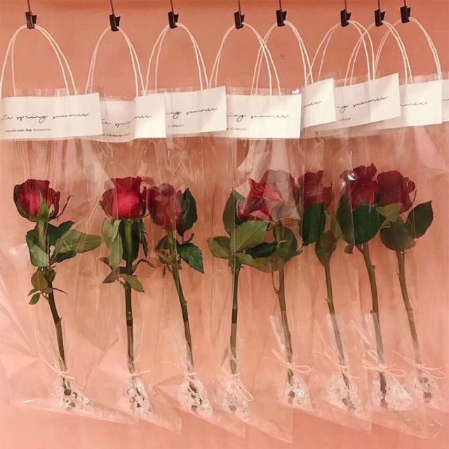 꽃 포장 봉투 소 10p - 상품 이미지